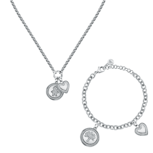 Morellato Exkluzivní ocelová sada šperků Love S0R30 (náhrdelník + náramek) obraz