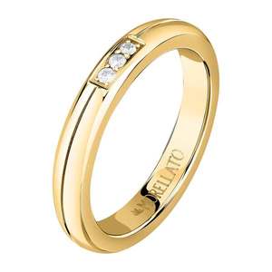 Morellato Slušivý pozlacený prsten s krystaly Love Rings SNA47 50 mm obraz