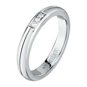 Morellato Slušivý ocelový prsten s krystaly Love Rings SNA48 50 mm obraz
