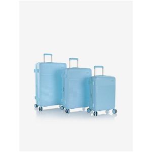 Sada tří cestovních kufrů v světle modré barvě Heys Pastel ( S+M+L ) obraz