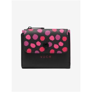 Růžovo-černá dámská vzorovaná peněženka VUCH Fifi obraz