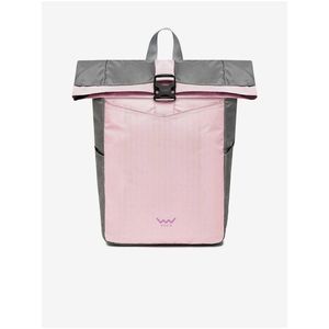 Šedo-růžový dámský sportovní batoh VUCH Sirius obraz