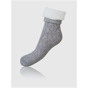 Šedé dámské extrémně teplé ponožky BELLINDA Extra Warm obraz