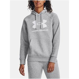 Světle šedá mikina Under Armour UA Rival Fleece Big Logo Hdy obraz