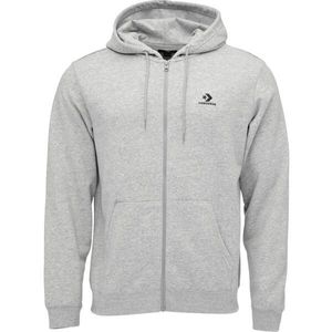 Converse STANDARD FIT LEFT CHEST STAR CHEV EMB FULL ZIP Unisex mikina, šedá, velikost obraz