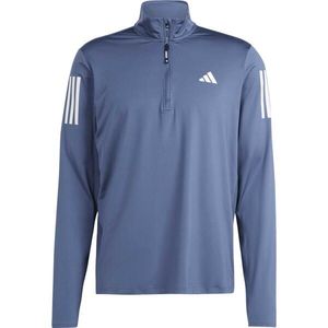 adidas OWN THE RUN HALF-ZIP Pánská běžecká bunda, modrá, velikost obraz