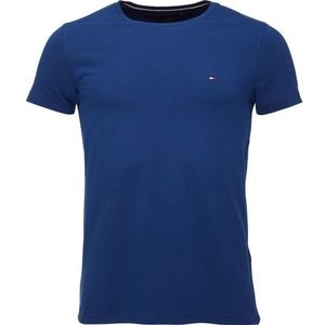 Tommy Hilfiger STRETCH SLIM FIT Pánské triko, modrá, velikost obraz