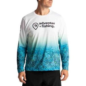 ADVENTER & FISHING UV T-SHIRT Pánské funkční UV tričko, světle modrá, velikost obraz