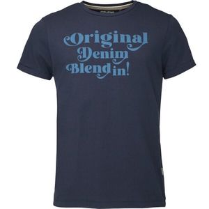 BLEND REGULAR FIT Pánské tričko, tmavě modrá, velikost obraz