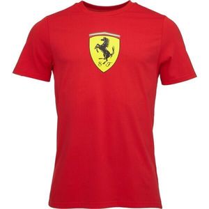 Puma FERRARI RACE BIG SHIELD Pánské triko, červená, velikost obraz