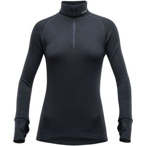 Devold EXPEDITION WOMAN ZIP NECK Dámské funkční triko, černá, velikost obraz