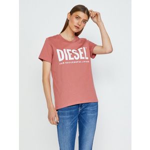 Diesel Sily-Ecologo Triko Růžová obraz