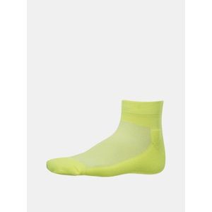 Neonově žluté dámské kotníkové ponožky SAM 73 obraz