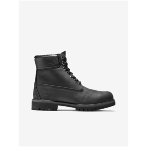 Černé pánské kotníkové kožené zateplené boty Timberland 6 In Prem obraz