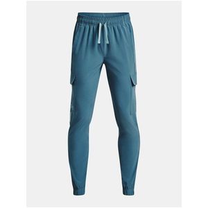 Modré sportovní kalhoty Under Armour UA Pennant Woven Cargo Pant obraz