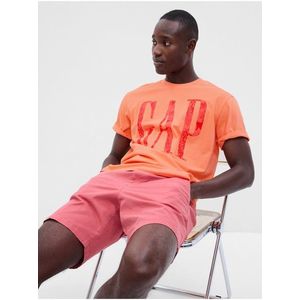 Oranžové pánské tričko GAP obraz