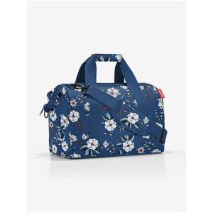 Modrá dámská květovaná cestovní taška Reisenthel Allrounder M Garden obraz