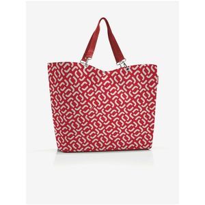 Červená dámská vzorovaná velká shopper taška Reisenthel Shopper XL obraz