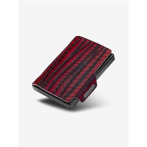 Černo-červená kožená peněženka Mondraghi Evolution obraz