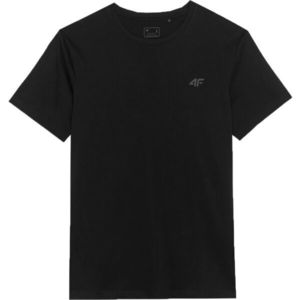4F T-SHIRT Pánské tričko, černá, velikost obraz