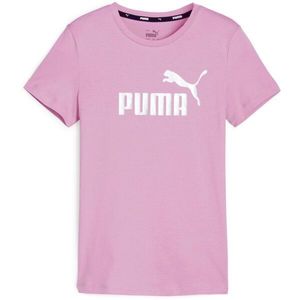 Puma ESSENTIALS LOGO TEE Dívčí triko, růžová, velikost obraz