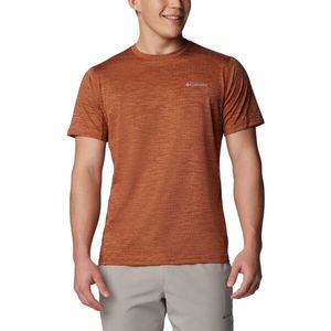 Columbia ALPINE CHIL ZERO SHORT SLEEVE CREW Pánské funkční tričko, oranžová, velikost obraz