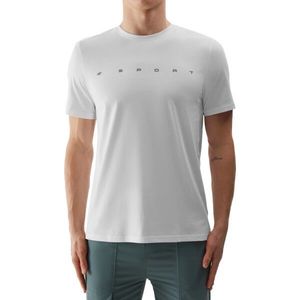 4F TSHIRT Pánské triko, bílá, velikost obraz