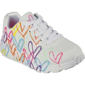 Skechers UNO-SPREAD THE LOVE Dívčí volnočasová obuv, bílá, velikost obraz