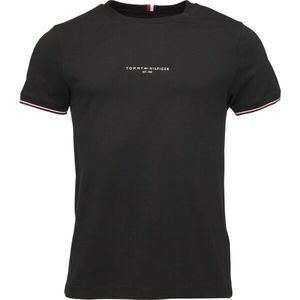Tommy Hilfiger TOMMY LOGO TIPPED Pánské triko, černá, velikost obraz