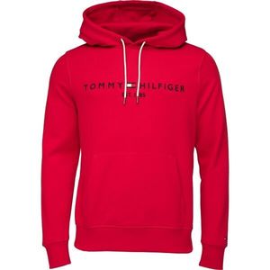 Tommy Hilfiger pánská červená mikina Logo obraz