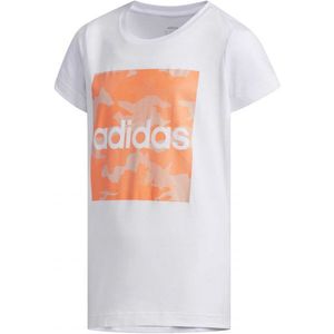 adidas CAMO Dívčí tričko, bílá, velikost obraz