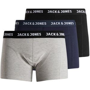 Jack&Jones 3 PACK - pánské boxerky JACANTHONY 12160750 Black - Blue nights - LGM XL obraz
