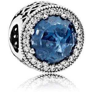 Pandora Luxusní korálek s tmavě modrým krystalem Moments 791725NMB obraz