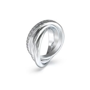 Guess Módní ocelový prsten se zirkony Perfect JUBR04067JWRH 54 mm obraz