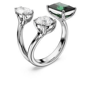 Swarovski Luxusní otevřený prsten s krystaly Mesmera 5676971 55 mm obraz