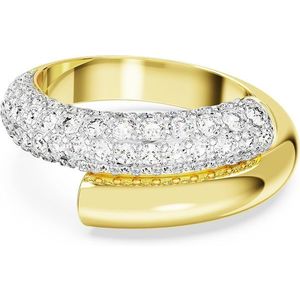 Swarovski Blyštivý pozlacený prsten Dextera 56688 50 mm obraz