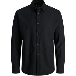 Jack&Jones Pánská košile JJESUMMER Comfort Fit 12248384 Black S obraz