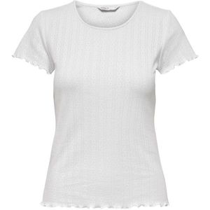 ONLY Dámské triko ONLCARLOTTA Tight Fit 15256154 White XS obraz