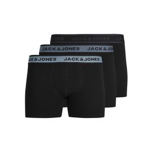 Jack&Jones 3 PACK - pánské boxerky JACLOUIS 12241168 Black S obraz