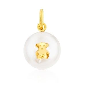 Tous Luxusní přívěsek s pravou perlou a zlatým medvídkem 217094000 obraz