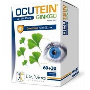 Simply You Ocutein Ginkgo 45 mg + Lutein 15 mg Da Vinci 60 + 30 tobolek obraz