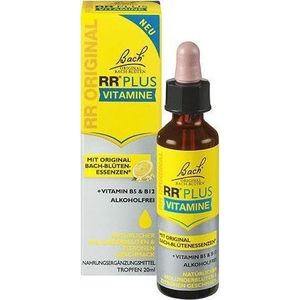 Original Dr. Bach®️ RR® Plus krizové kapky s vitamínem B5 a B12 20 ml obraz