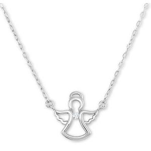 Brilio Silver Něžný stříbrný náhrdelník s andělíčkem 476 001 00145 04 obraz
