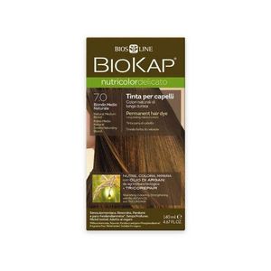 Biokap Nutricolor Delicato - Barva na vlasy 7.0 Blond přírodní střední 140 ml obraz