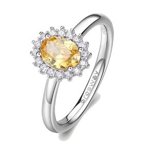 Brosway Elegantní stříbrný prsten Fancy Energy Yellow FEY65 50 mm obraz