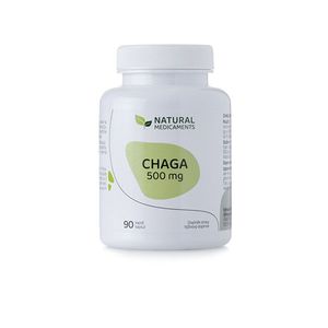 Natural Medicaments Chaga 500 mg 90 kapslí obraz
