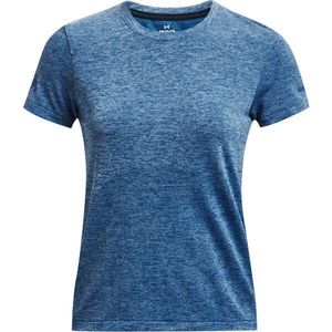 Under Armour SEAMLESS STRIDE Dámské sportovní tričko s krátkým rukávem, modrá, velikost obraz