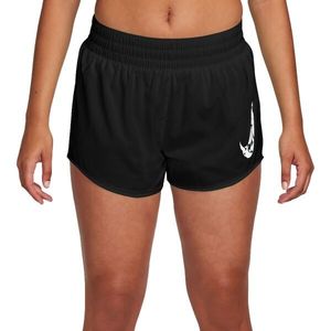 Nike ONE SWOOSH Dámské běžecké šortky, černá, velikost obraz