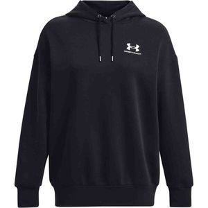 Under Armour ESSENTIAL FLC OS HOODIE Dámská mikina, černá, velikost obraz