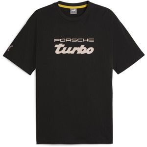 Puma PORSCHE LEGACY ESSENTIALS Pánské triko, černá, velikost obraz